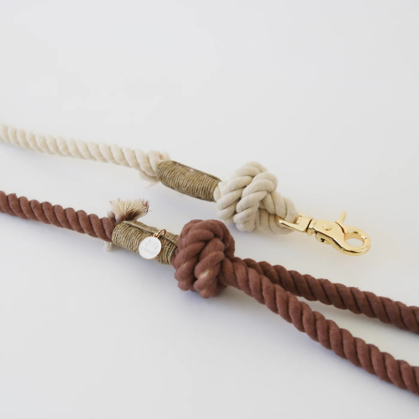 Gevlochten touwriem, handsfree - 2 kleuren