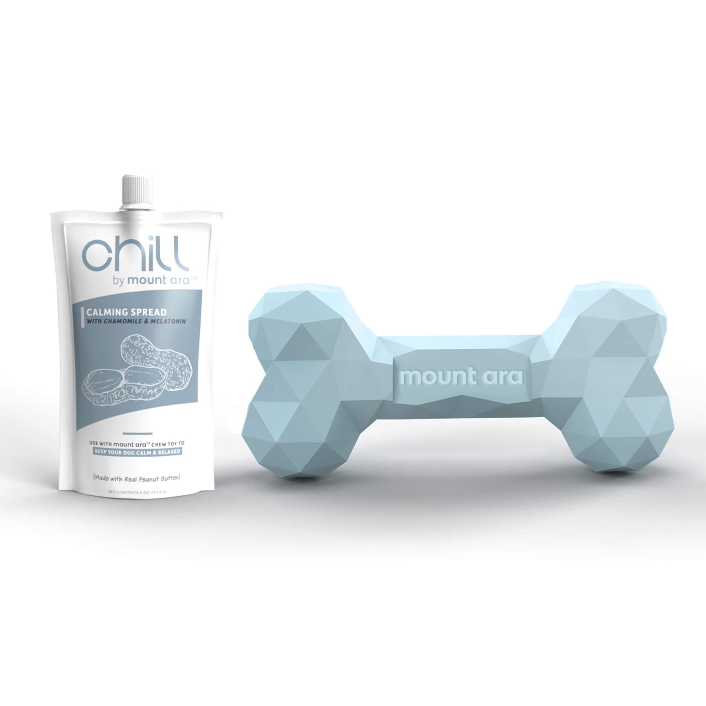 Kit beurre de cacahuètes pour chien + jeu - Chill